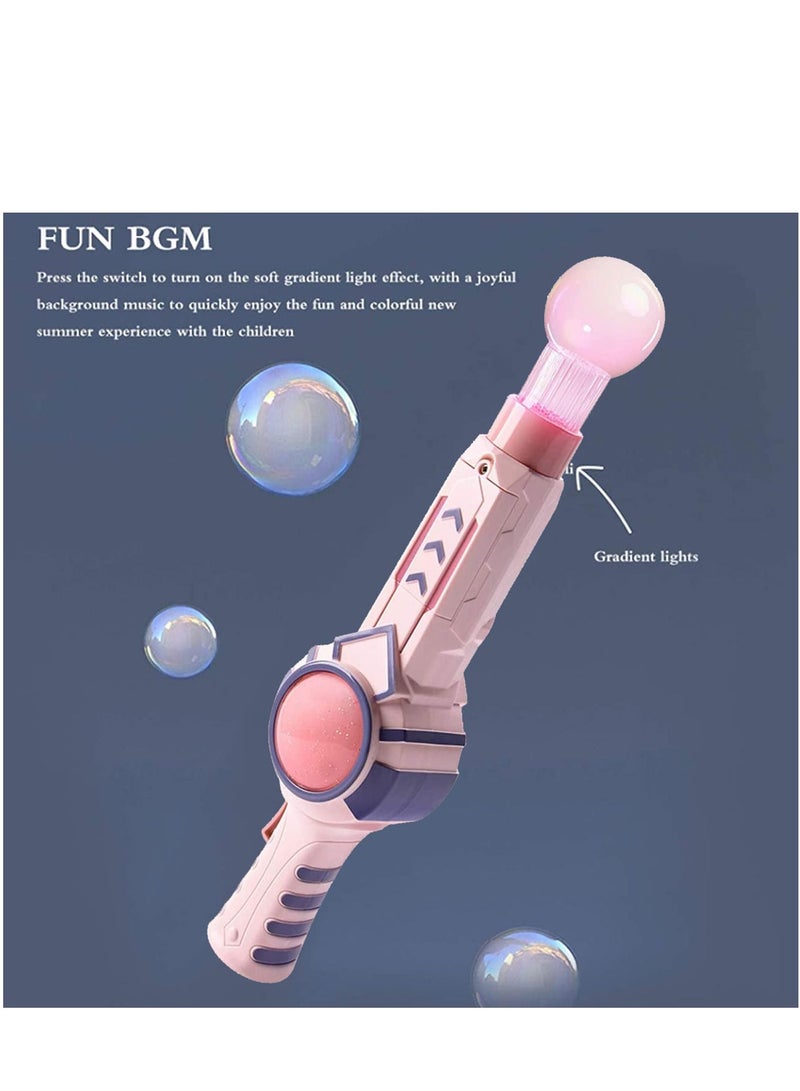 Bubble Machine Elastic Automatic Magic Bubble Blower Machine for Kids Bubble Wand with Bubble Water for Outdoor Parties Wedding Birthday Baby Bath