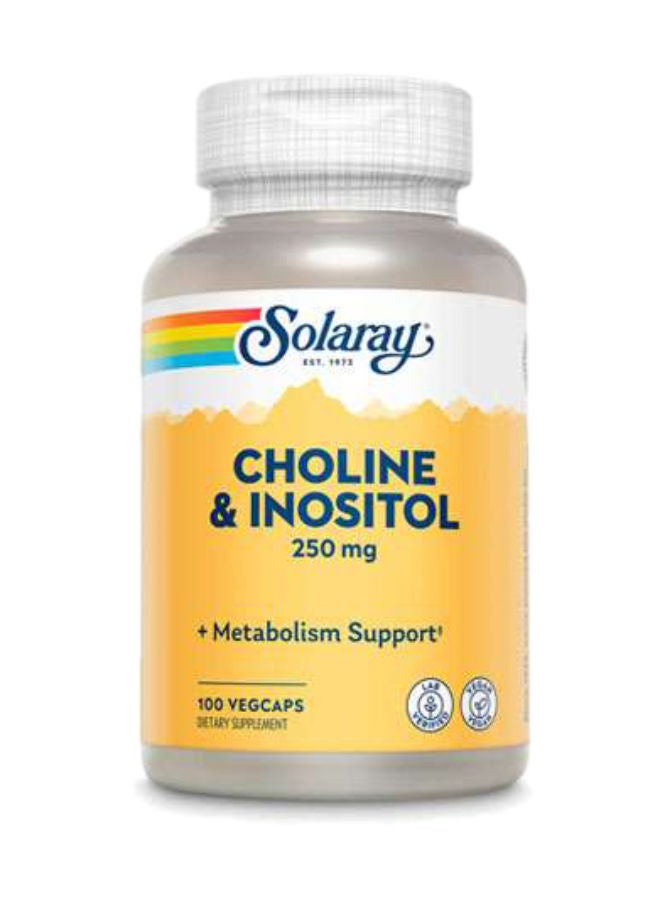 Choline & Inositol 250mg – 100 Capsules