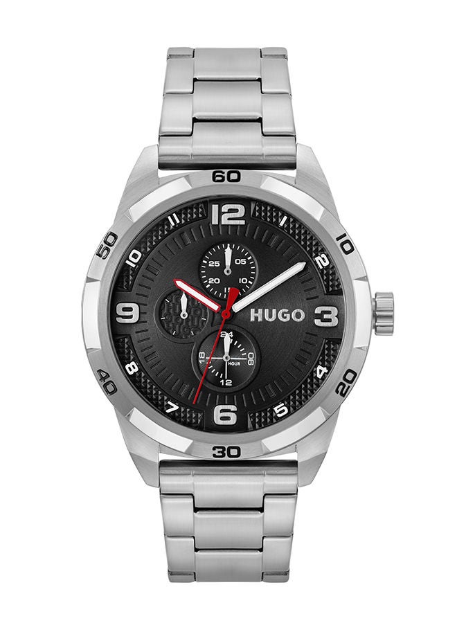 Men's Analog Round Stainless Steel Wrist Watch 1530276 - 46 mm