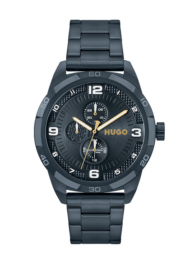 Men's Analog Round Stainless Steel Wrist Watch 1530278 - 46 mm