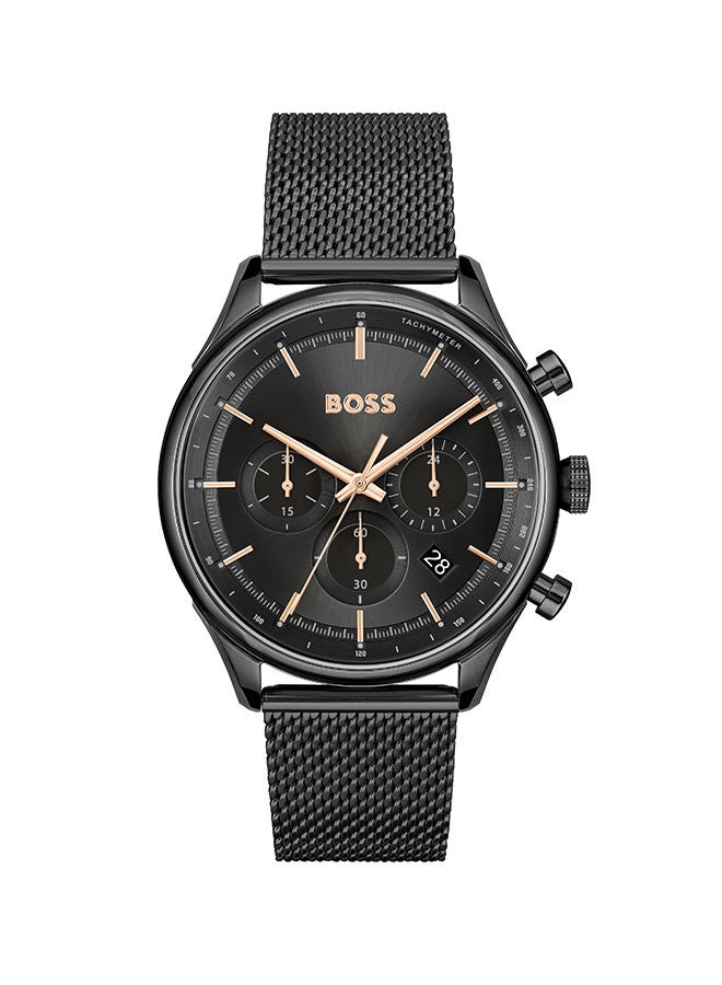 Men's Chronograph Round Stainless Steel Wrist Watch 1514065 - 45 mm