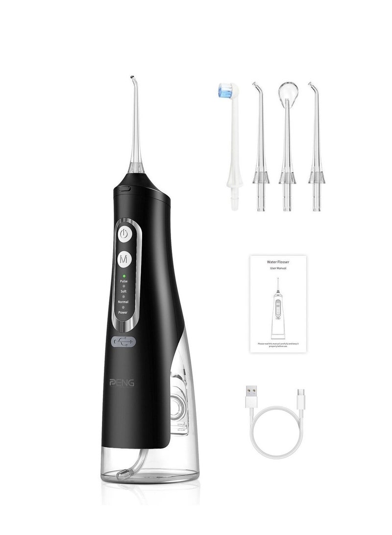 Portable Water Flosser Oral Irrigator White 310ml