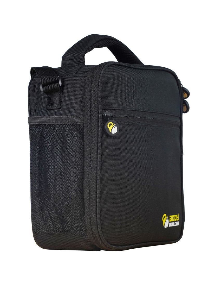 Body Builder Meal Bag, 2 Containers, Shoulder