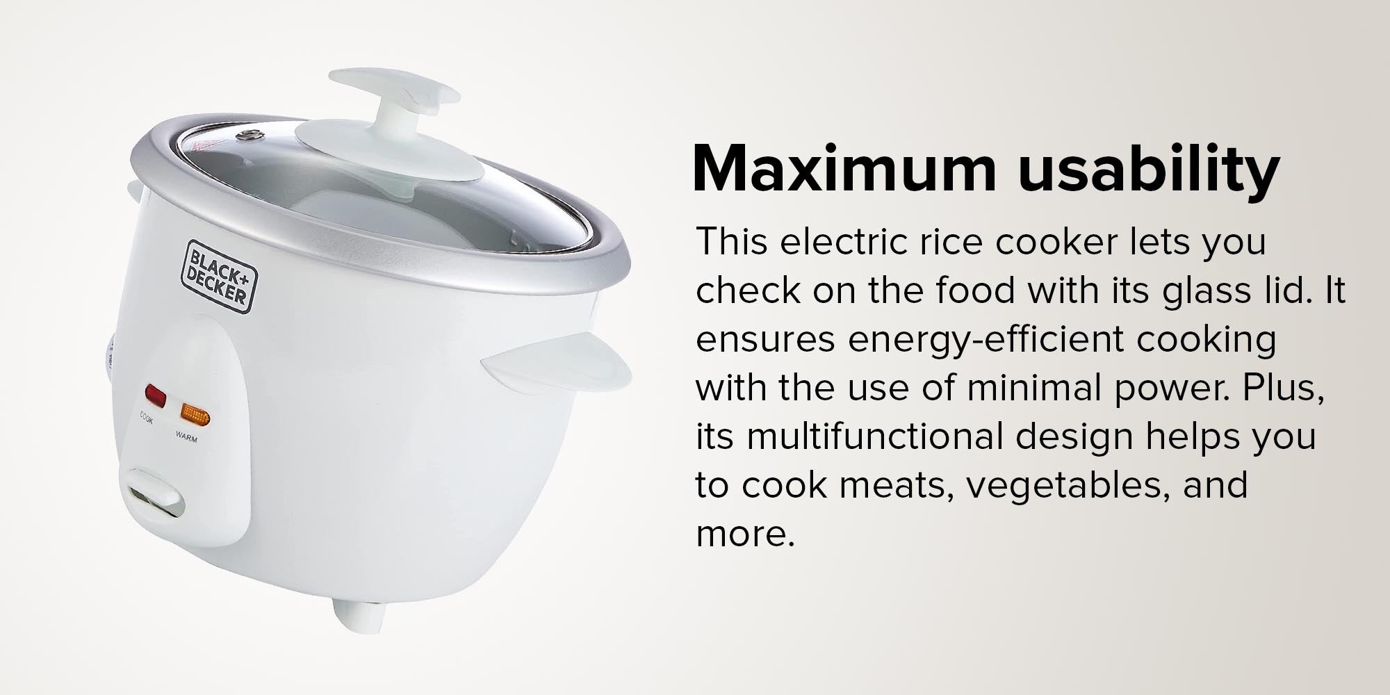 Rice Cooker 0.6 L 350 W RC650-B5 White