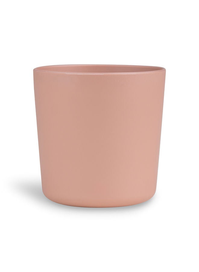 Set of 4 Unbreakable Cups 100% Organic, Reusable, Biodegradable, Environment Friendly, And Unbreakable - Pink/Cream