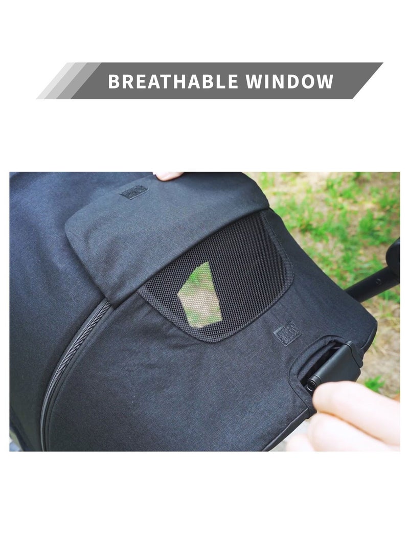 Reversible Stroll 1 Travel Stroller - Ultra-Compact, Multi-Recline, 0-4 Years - Black