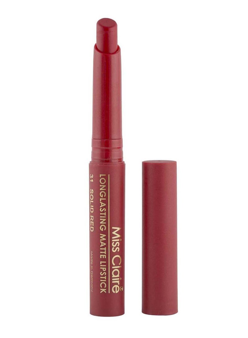 Long-Lasting Matte Lipstick 31 Solid Red
