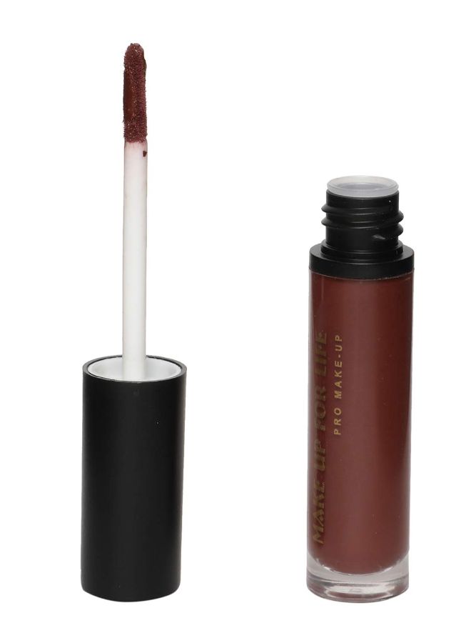 Make Up For Life Liquid Lip Gloss 119  Pink Brown