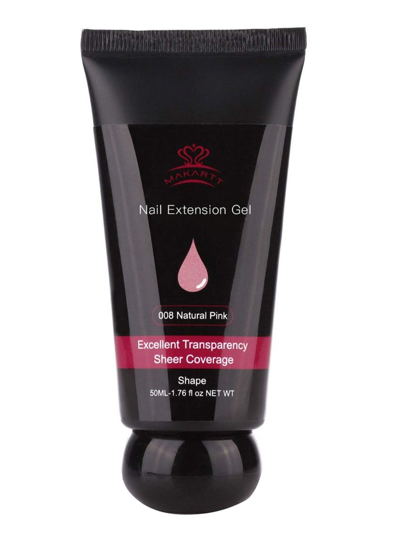 Sheer Coverage Nail Extension Gel 008 Natural Pink