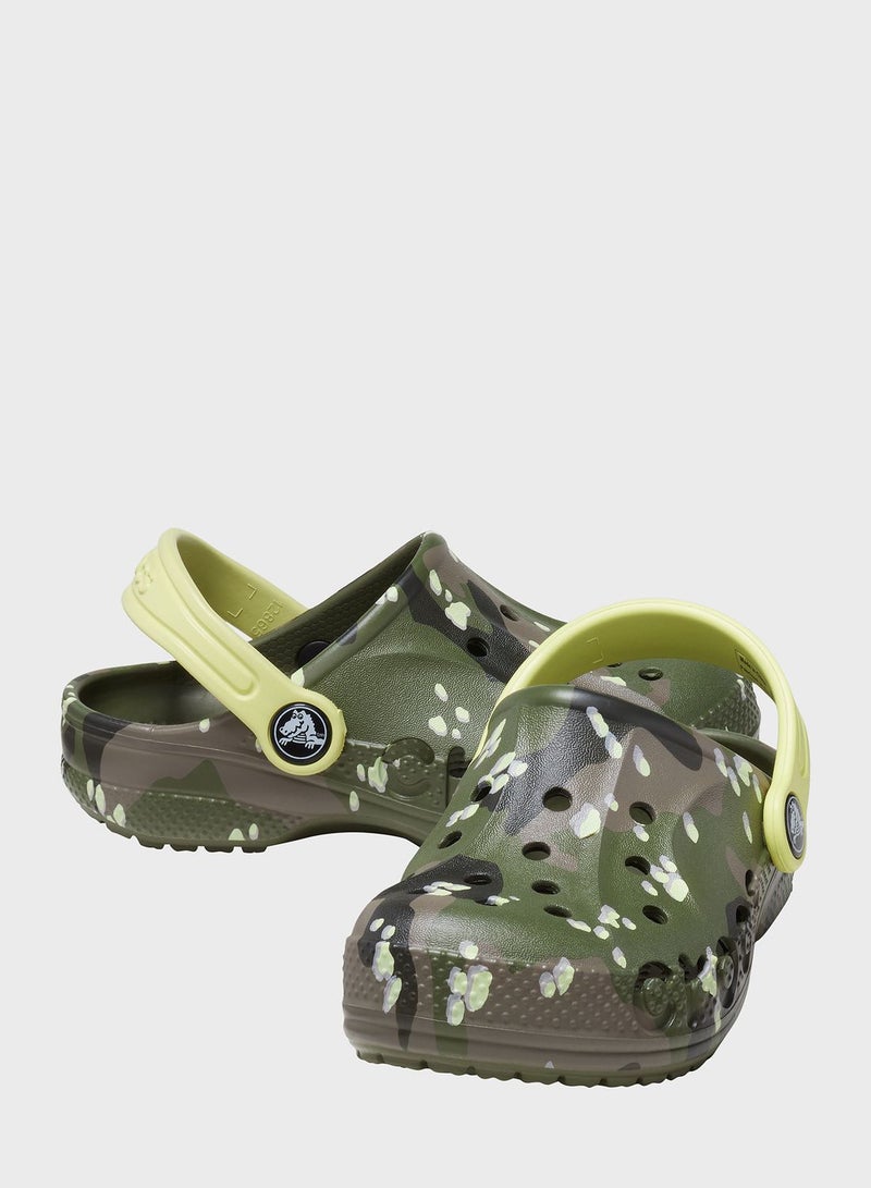 Kids Baya Graphic Clog Sandals