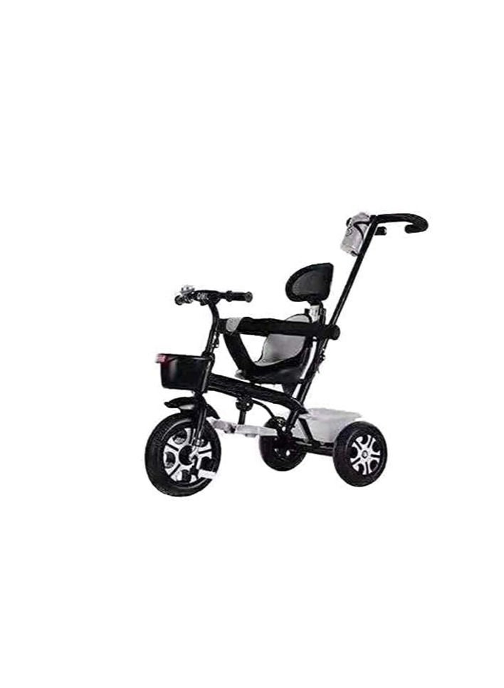 Black Color Baby cycle for Kids tricycle With push Bar Ride On Tricycle Bike Baby Cycle Toys Kids baby entertainer tricycle With push Bar Ride Cycle