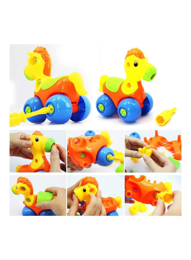 TOASSEMBLYANIMALS-75 Animal Building Set 3+ Years