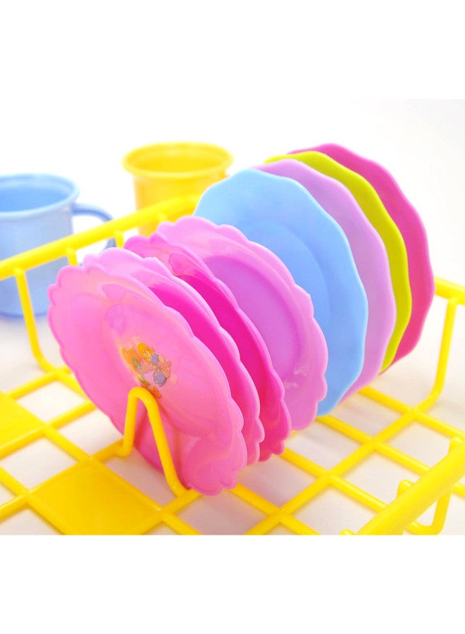 Kids Wash And Dry Kitchen Dishes With Tea Play Set