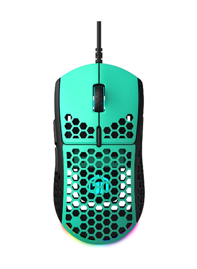 GamerTek GM16 Ultralight Precision Mint Mouse