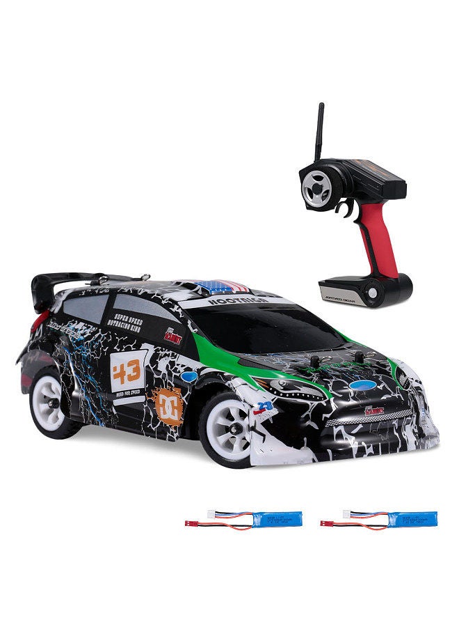 WLtoys K989 1/28 Remote Control Car 2.4G 30KM/H High Speed Remote Control Car 4WD Remote Control Race Car Remote Control Sport Racing Drift Car Kids Gift with 2 Battery