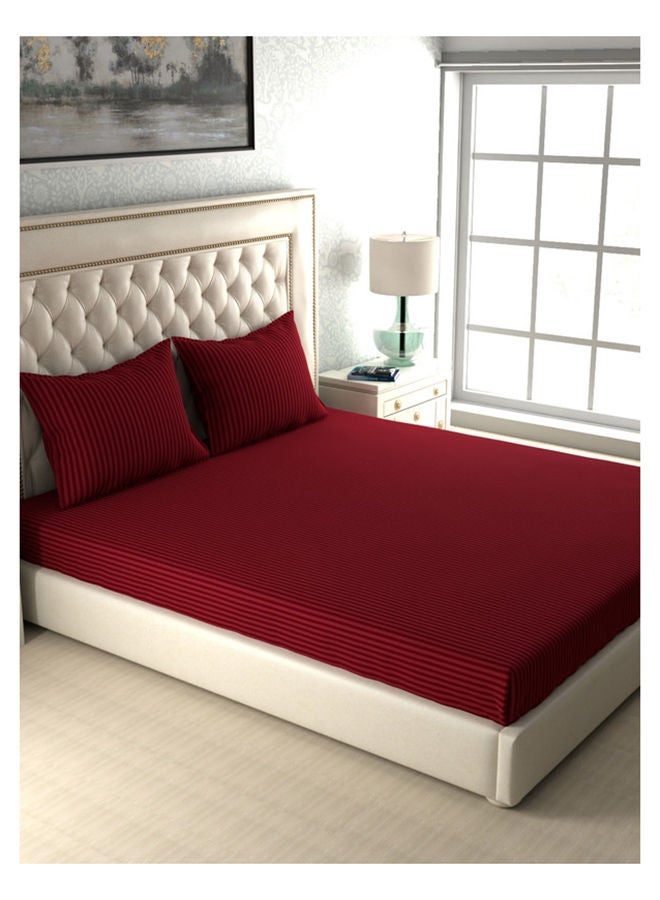 Raymond Home King Flat Sheet Super Soft 300 TC Pure Cotton (274x274 cm, 46x69 cm) Flat sheet & 2 PillowCases