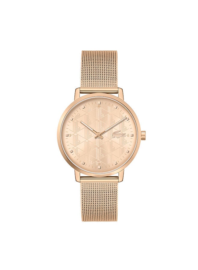 Women Analog Round Shape Gold Wrist Watch 35 Mm