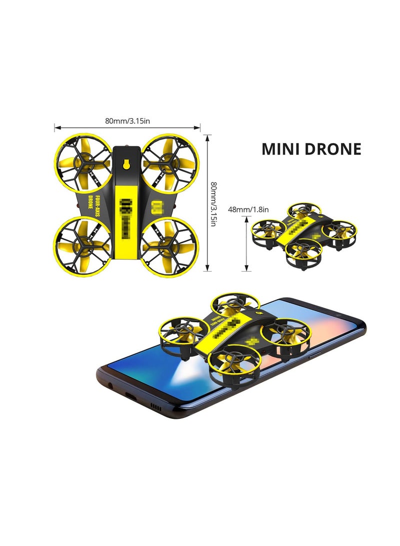 Mini Drone for Kids and Beginners-Remote Control Quadcopter Indoor Helicopter Plane with 3D Flip, Auto Hovering, Headless Mode, 3 Batteries, Best Gift Toy for Boys & Girls