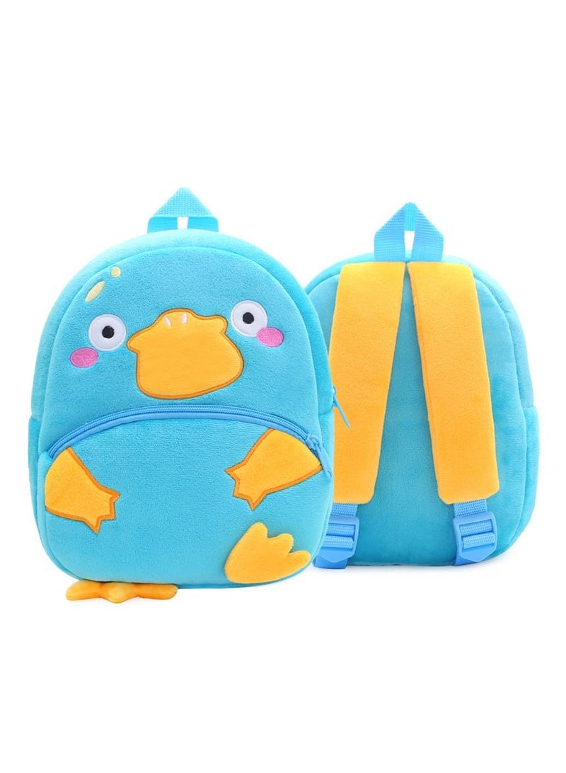 Cartoon plush animal backpack Children's kindergarten backpack Soft light Mini toy backpack Birthday gift