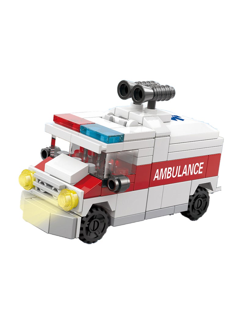 8531-1 81-Piece Car Robots Ambulance Block Set