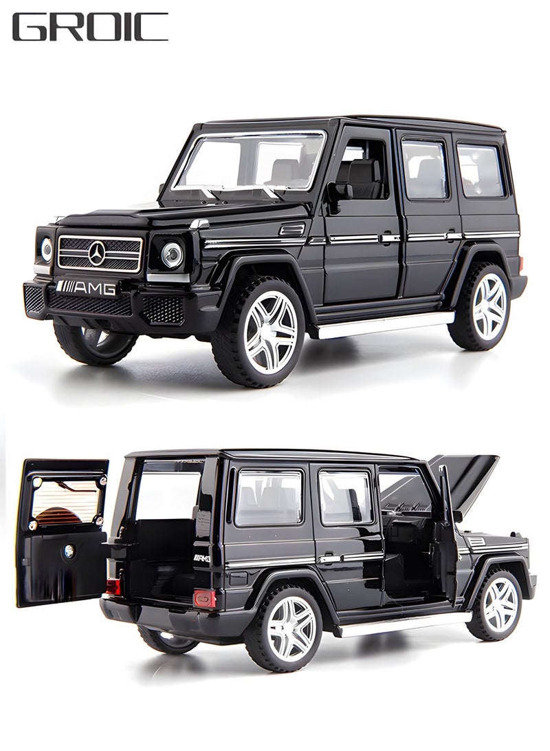 1/32  Mercedes-Benz G-Class Model Car, Zinc Alloy Pull Back Toy car with Sound and Light for Kids,Alloy Collectible Toy Vehicle,Collection Toy