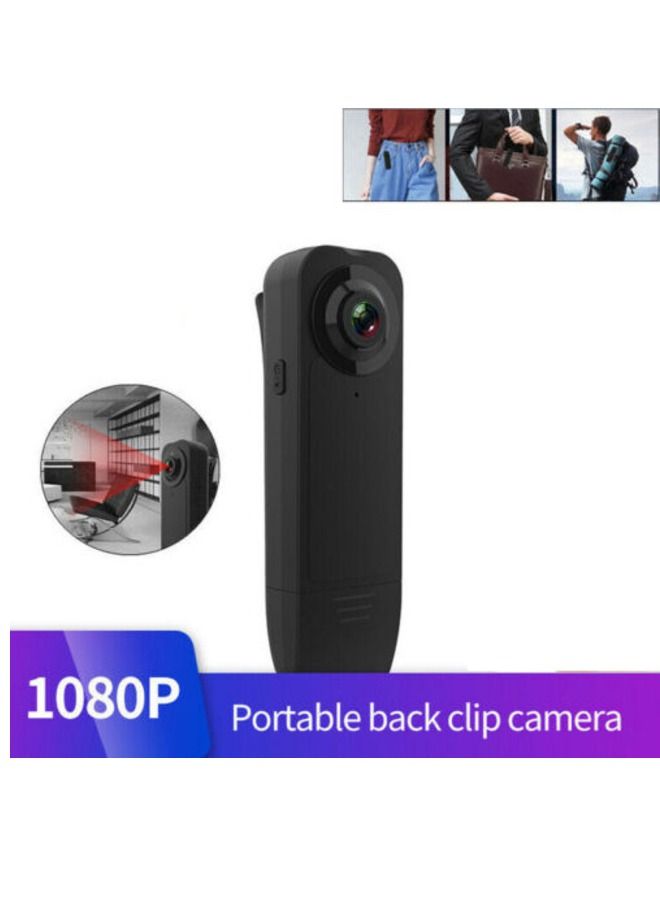 Mini Camera, Back Clip Action Camera 1080P Multi Systems Support for Sports Small bicycle camera