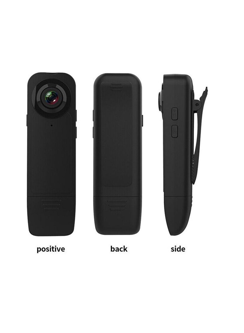 Mini Camera With Back Clip 1080P Action Cam Supports Multiple Systems For Sports And Small Bicycle Mount