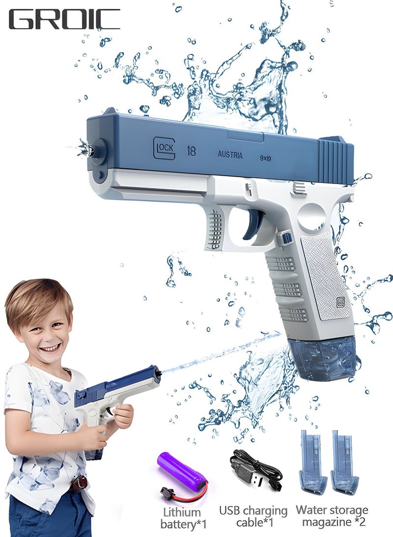 Electric Water Guns for Kids,Automatic Squirt Guns,Strongest Water Blaster,Summer Swimming Pool Beach Toy,High Capacity Squirt Guns