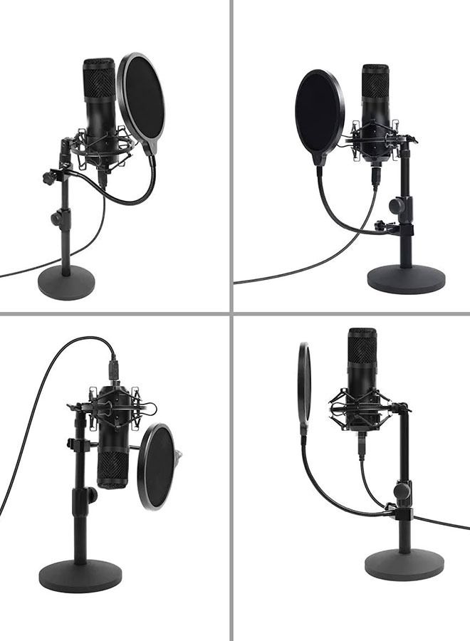 Condenser Podcast PC Microphone Kit with Filter