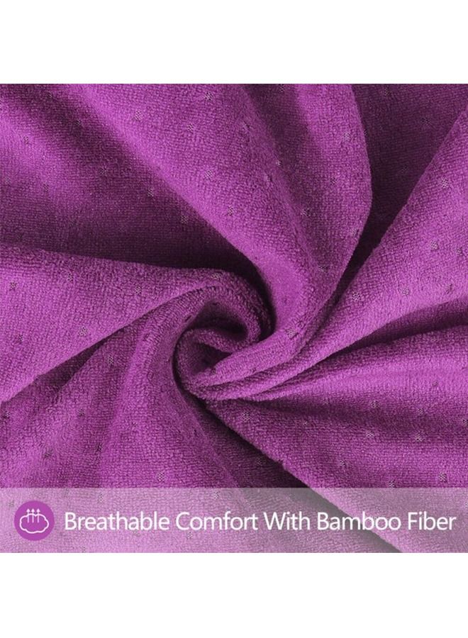 Contour Memory Foam Pillow for Neck Pain Relief for Side Back Stomach Sleepers Purple