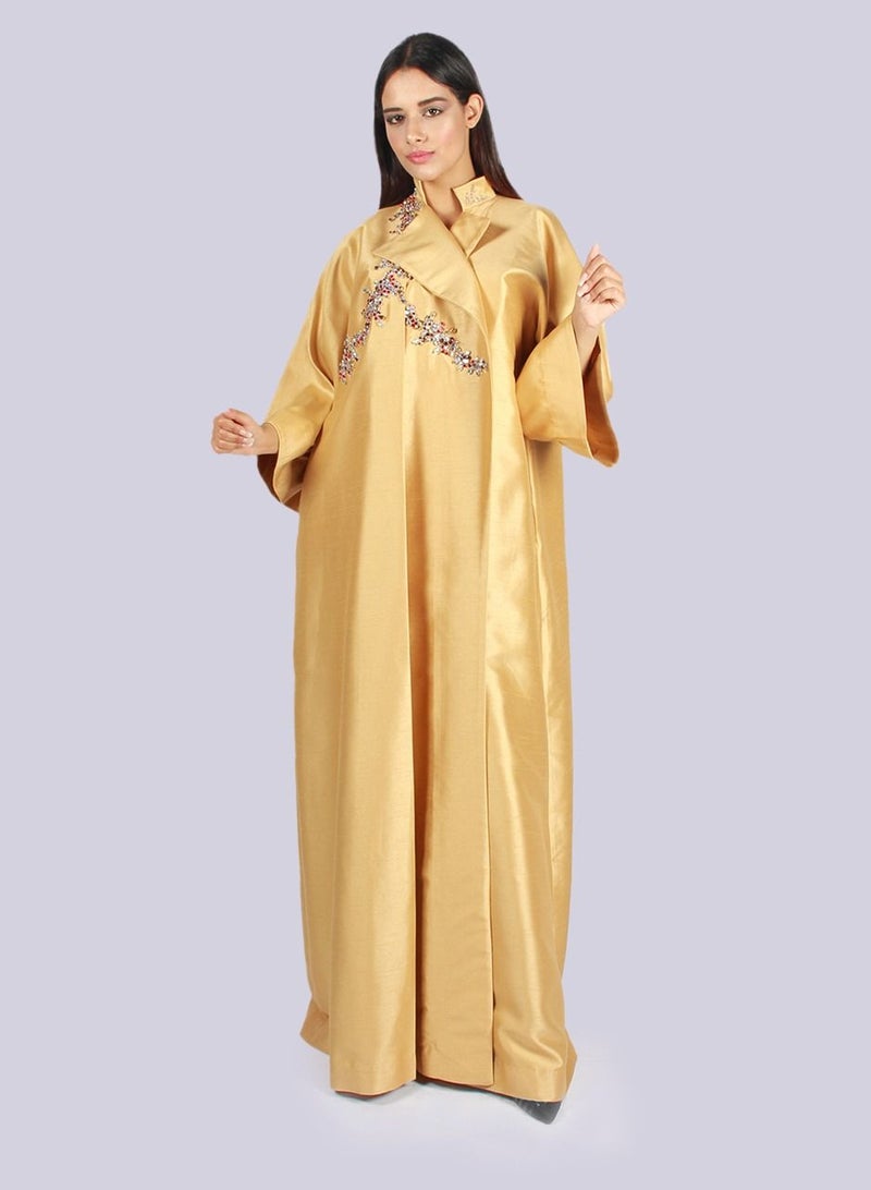 Princely-Coat Emb Abaya