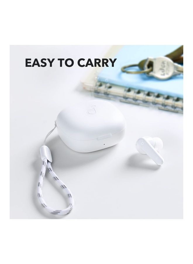 P20i Bluetooth Earphones, 10mm Drivers with Big Bass True Wireless Earbuds, Bluetooth 5.3, 30H Playtime, IPX5, 2 Mics for AI Clear Calls, 22 Preset EQs, Customization via App White
