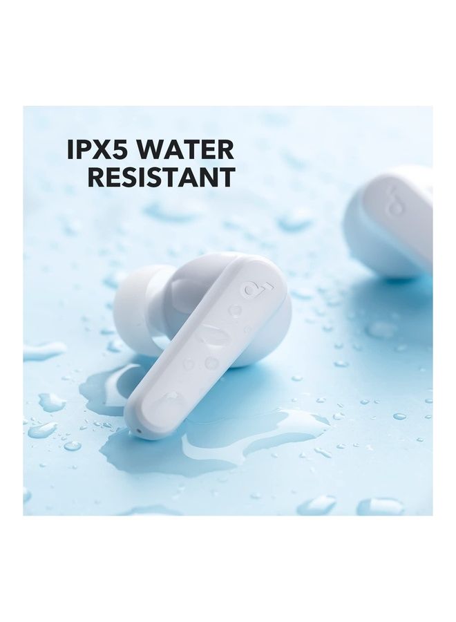 P20i Bluetooth Earphones, 10mm Drivers with Big Bass True Wireless Earbuds, Bluetooth 5.3, 30H Playtime, IPX5, 2 Mics for AI Clear Calls, 22 Preset EQs, Customization via App White