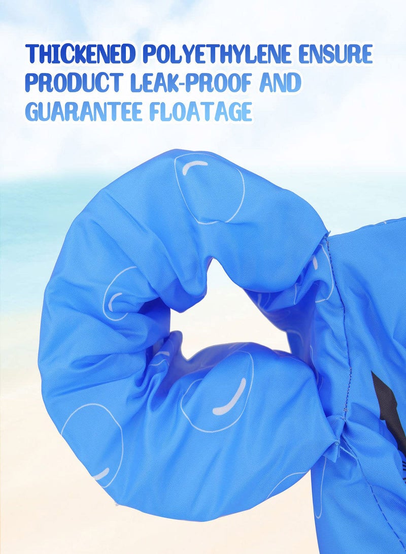 Kids Swim Vest, Foldable Swim Vest Jacket with Adjustable Safety Strap, Suitable for Children Aged 2, 3, 4, 5, 6, and 7 to Learn to Swim and Train