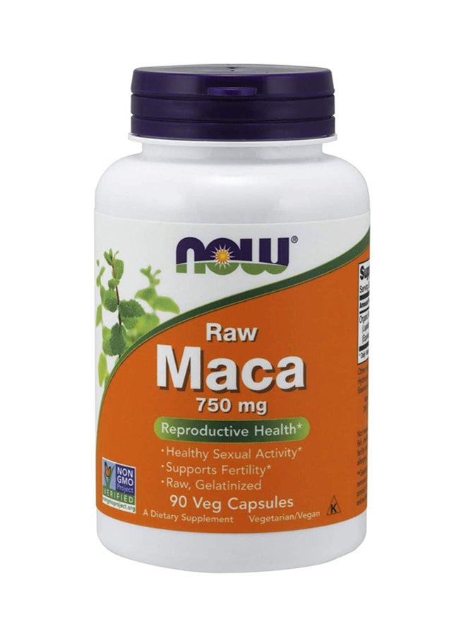 Raw Maca Dietary Supplement - 90 Capsules