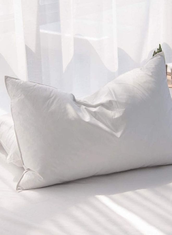 1 piece First Grade Feather Filling Pillow, Five Star Hotel Standard Size Pillow Neck Support