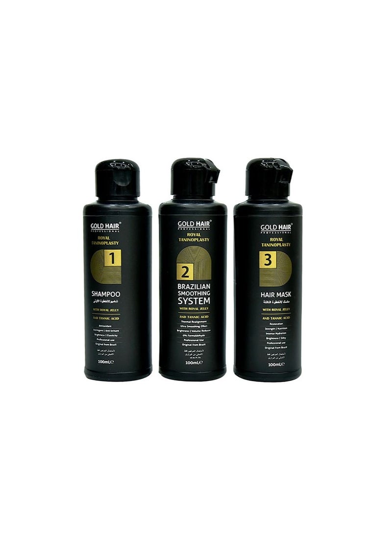 Royal Taninoplasty Hair Protein Treatment Kit 3 in 1