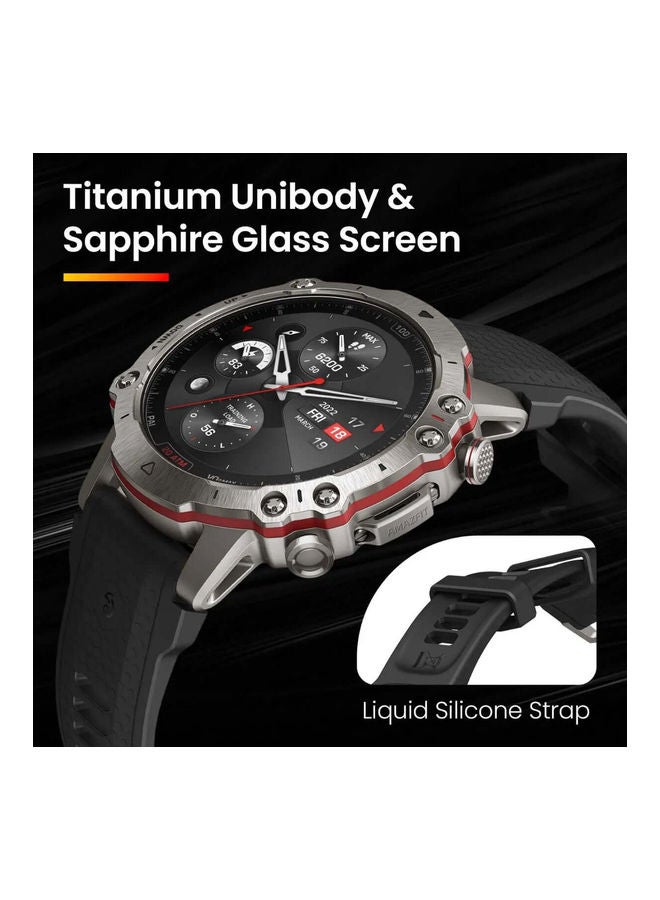 Falcon Titanium Unibody & Sapphire Glass Screen Smartwatch Titanium (Supersonic Black)