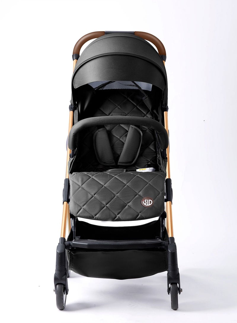 Baby Travel Lite Stroller Sld With Lightweight And Easly Foldable - Black Gold