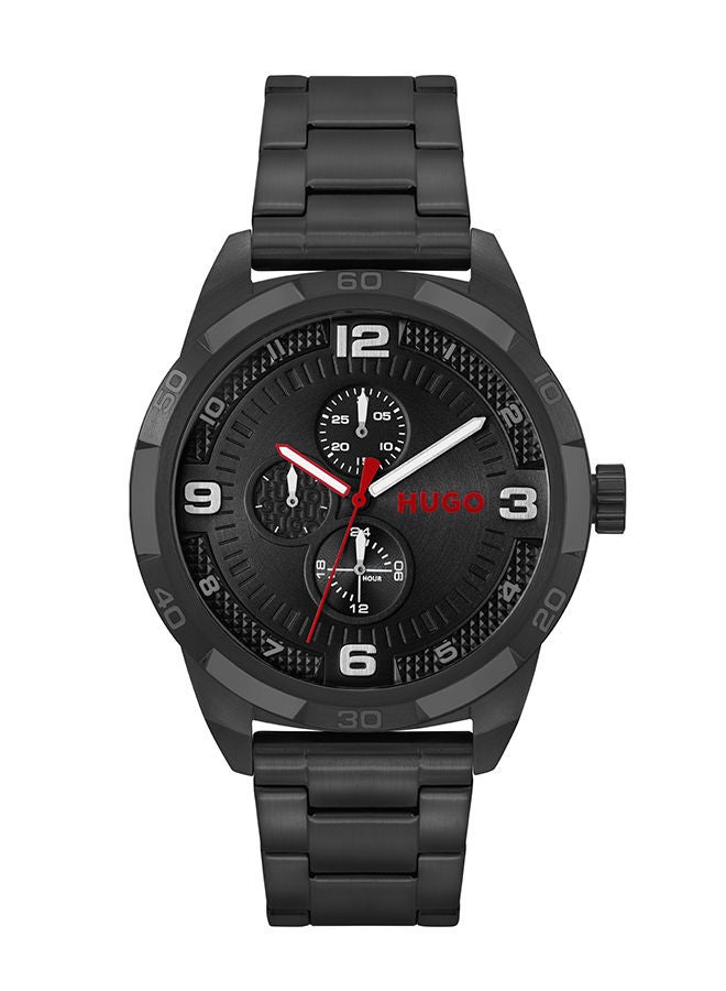 Men's Analog Round Stainless Steel Wrist Watch 1530279 - 46 mm