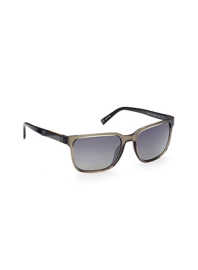 Men's Polarized Square Sunglasses - TB927397D56 - Lens Size 56 Mm