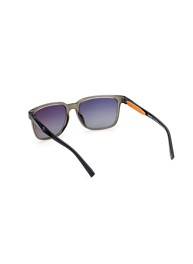 Men's Polarized Square Sunglasses - TB927397D56 - Lens Size 56 Mm