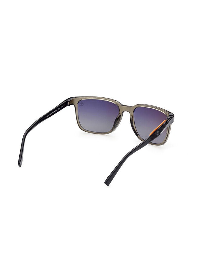Men's Polarized Square Sunglasses - TB927397D56 - Lens Size 56 Mm
