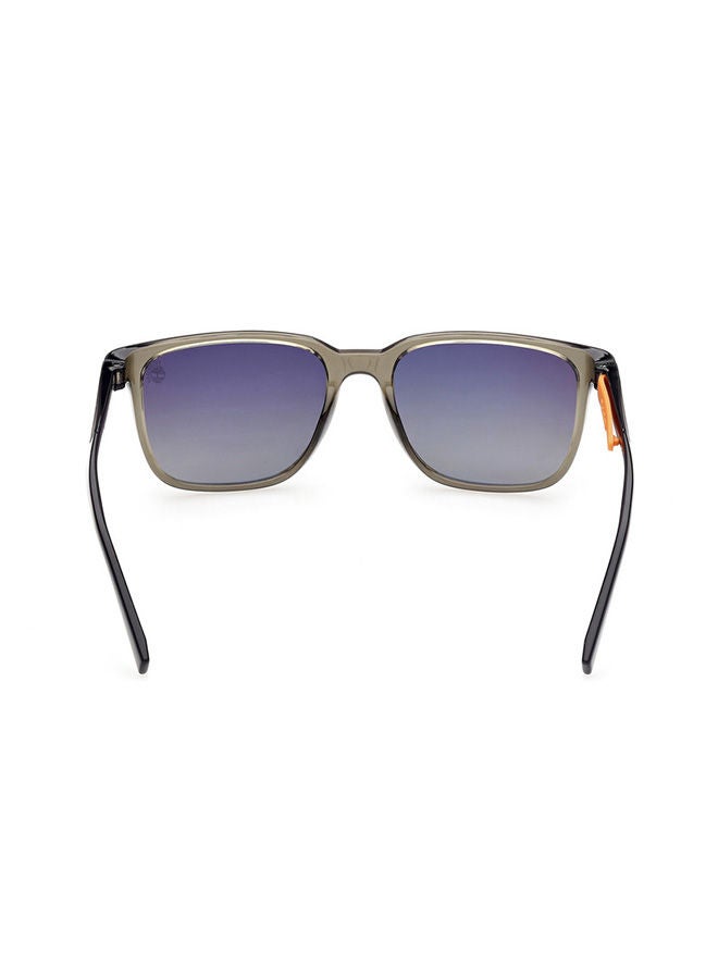 Men's Polarized Square Sunglasses - TB927397D56 - Lens Size 56 Mm