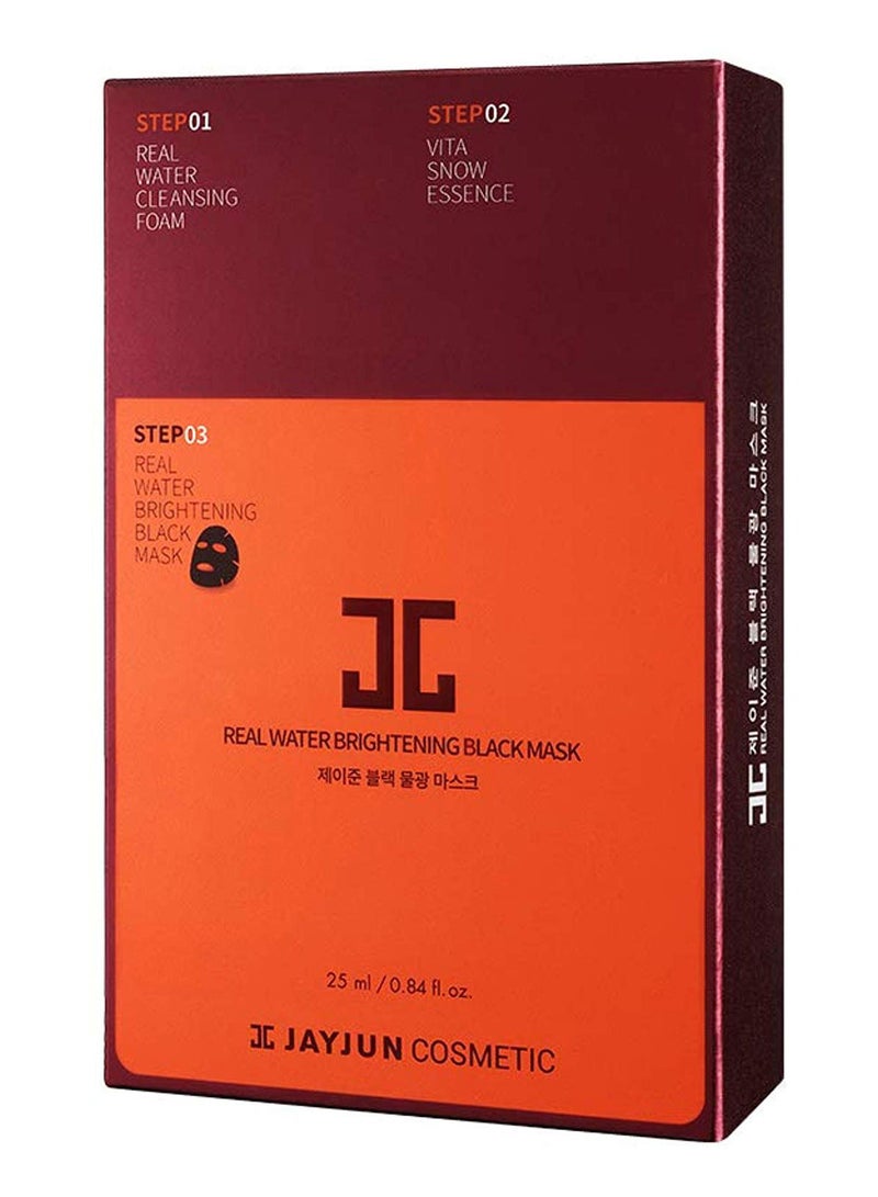 10-Piece Real Water Brightening Mask 25ml