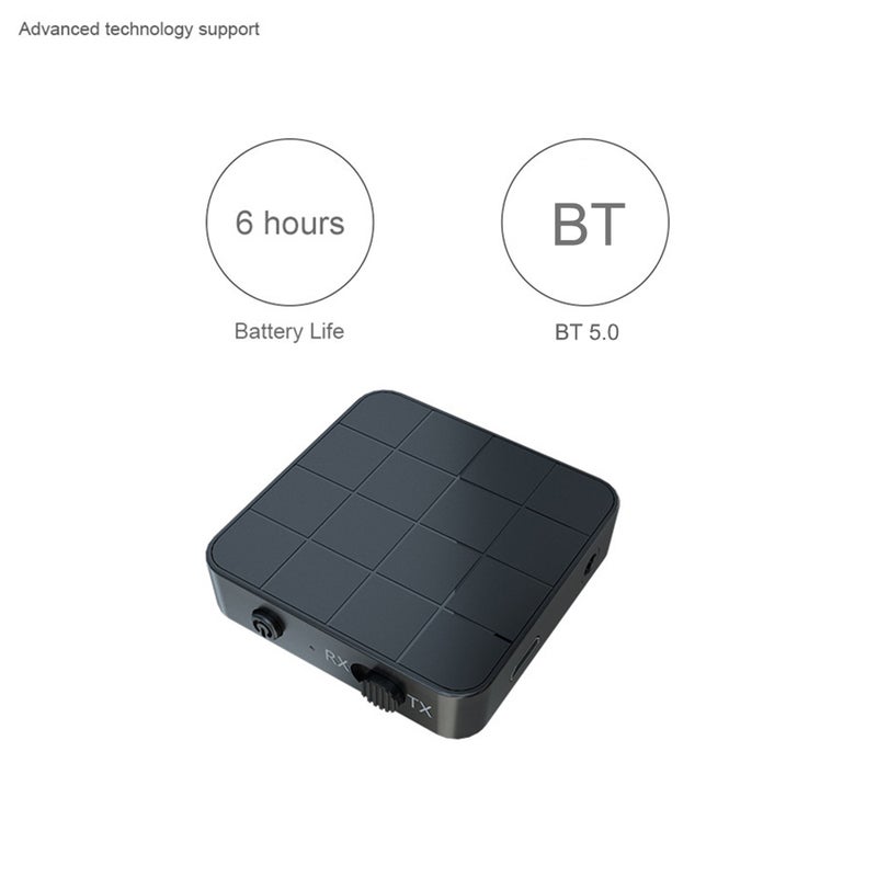 Audio Bluetooth 5.0 Receiver Transmitter V7589_P Black