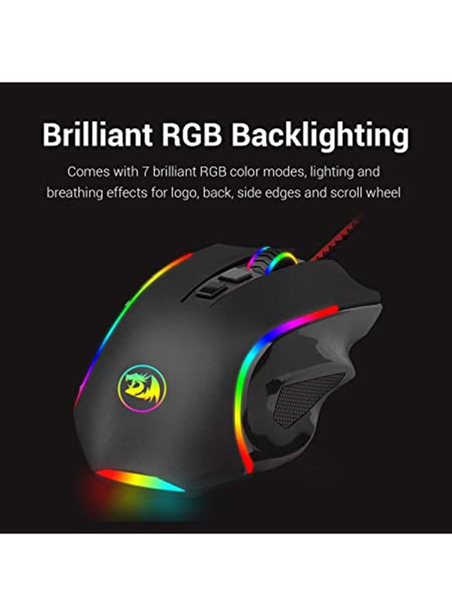 M607 USB Wired Programmable Gamer Mouse