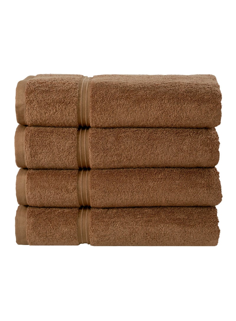 Bliss Casa 4-Piece 100% Combed Cotton Hand Towels - 550 GSM Quick Dry Highly Absorbent Hand Towel Set - Thick Soft Hotel Quality Towels for Hand And Spa 16x28 Inch