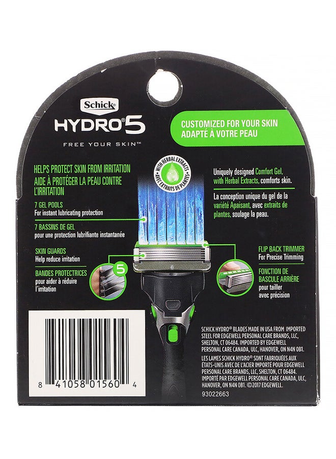 Pack Of 3 Hydro 5 Sensitive Blade Silver