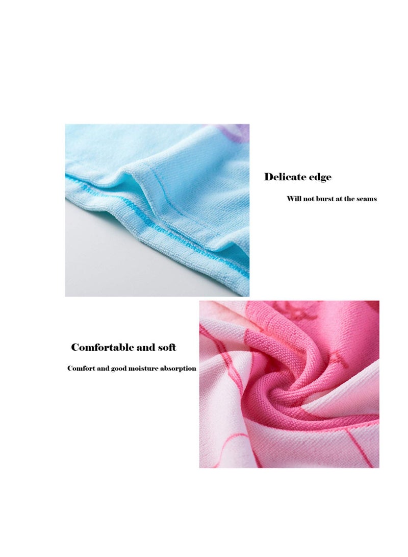 Beach Poncho Larger Hooded Beach Towel, Beach Accessories Essentials, Surf Poncho Changing Towel Robe, Kids Microfiber Bath Towel Cover-up Super Soft Plush, with Hood for Kids for Girls